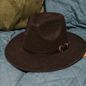 Nordstrom Black Fedora Felt Hat
